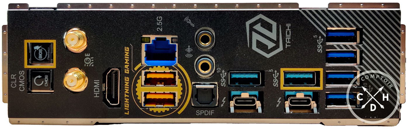 x670e taichi backpanel