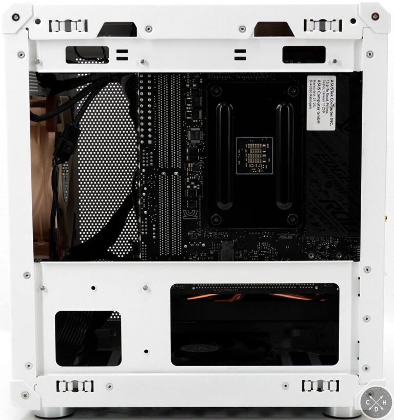 Derrière la carte mère