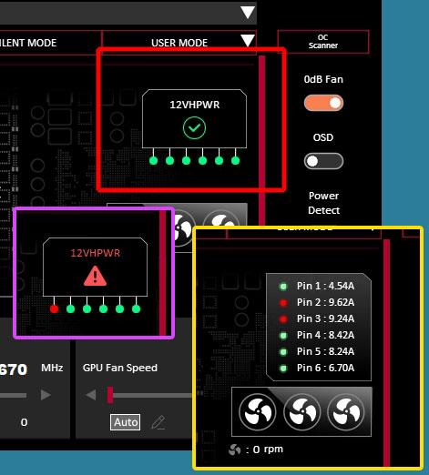 asus rtx 4090 platinium matrix power detector