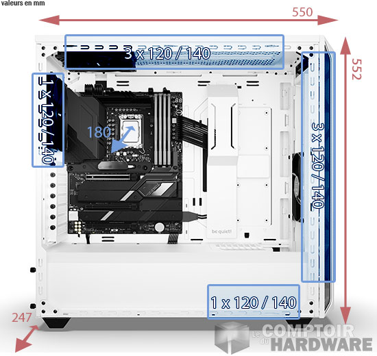 shadow base 800dx dimensions