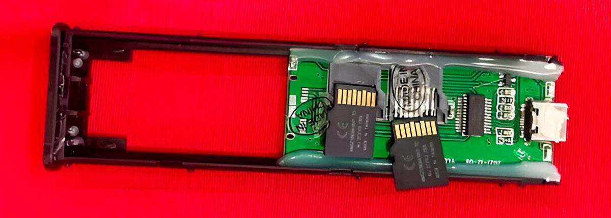 faux ssd m.2 carte microsd