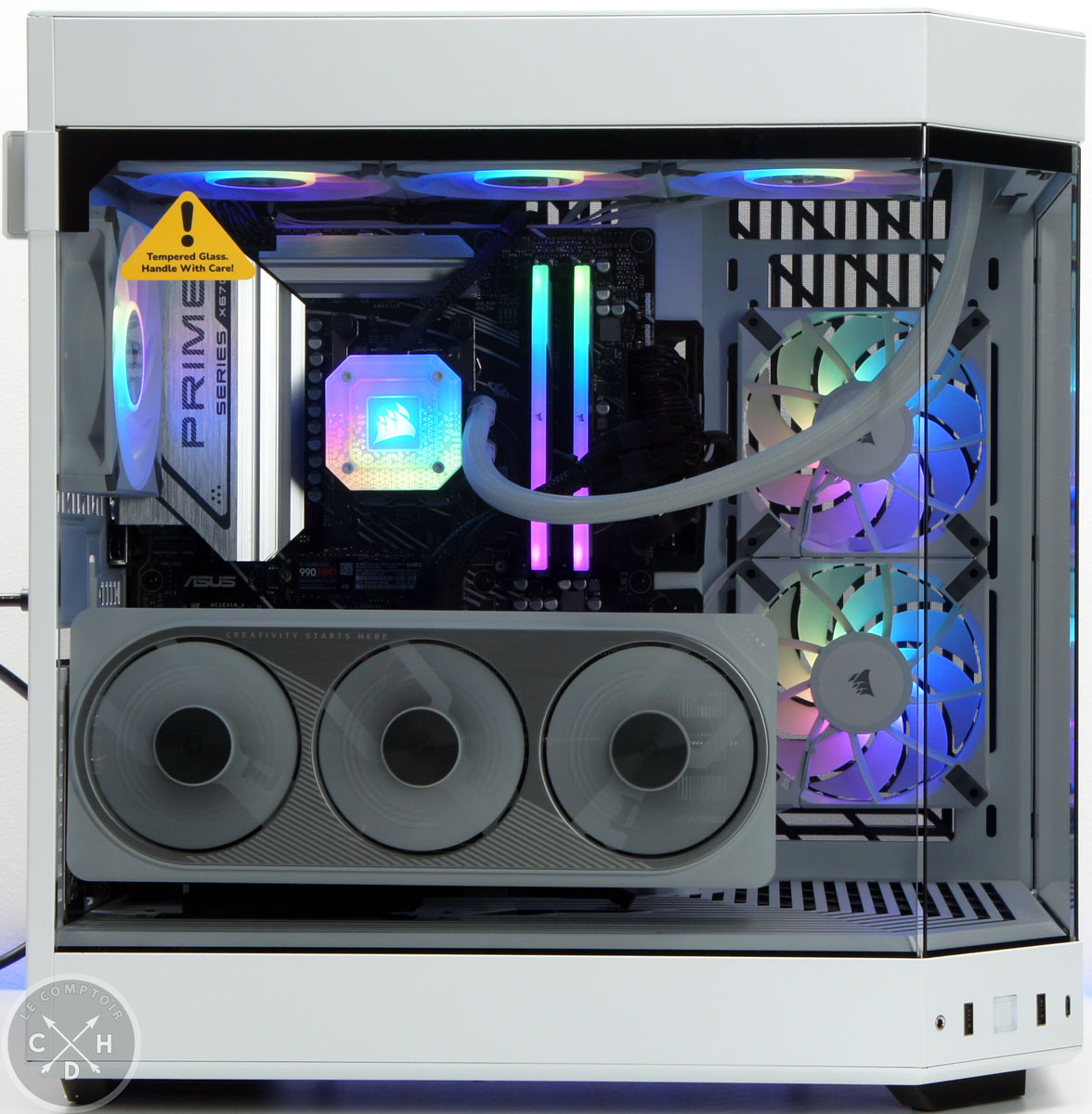 pcspecialist luna pro white