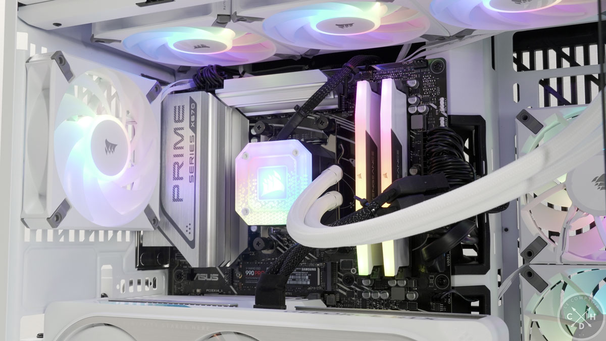 luna pro white et corsair icue h150i xt capellix rgb