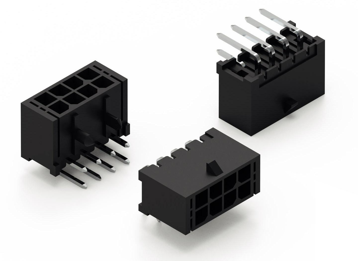 header 2x4pins microfit3 mpc3