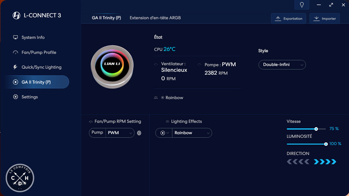 l connect 1 6 30 couleur