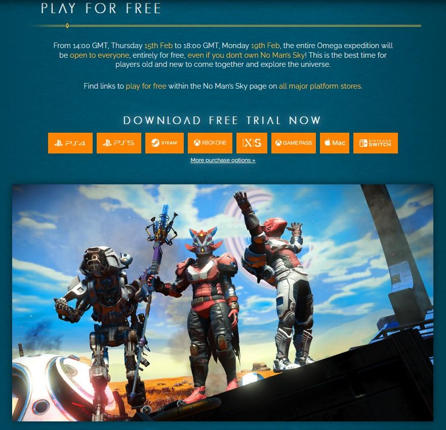 no mans sky free weekend