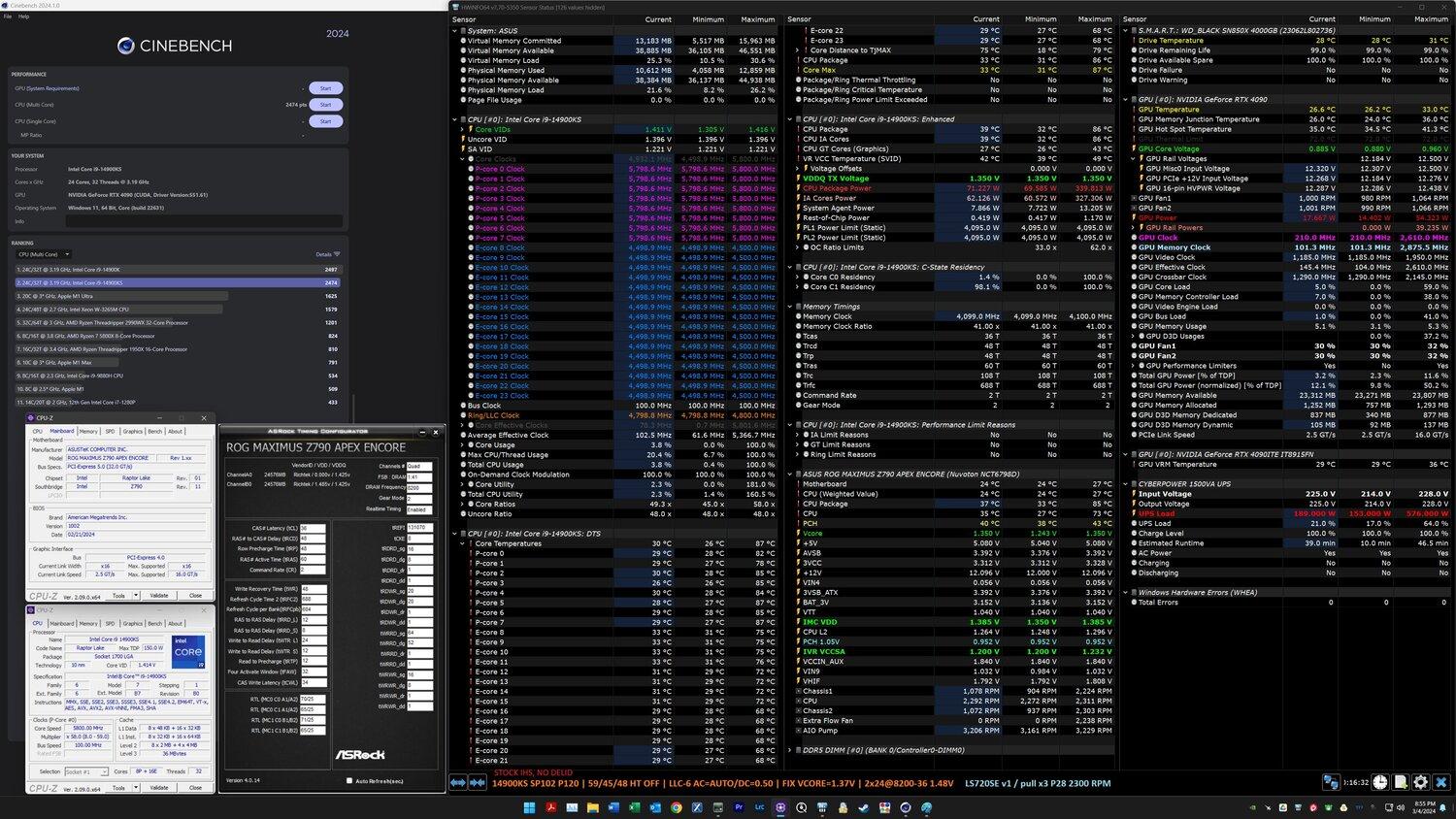 14900ks sp102 5800 32 stock ihs cine1