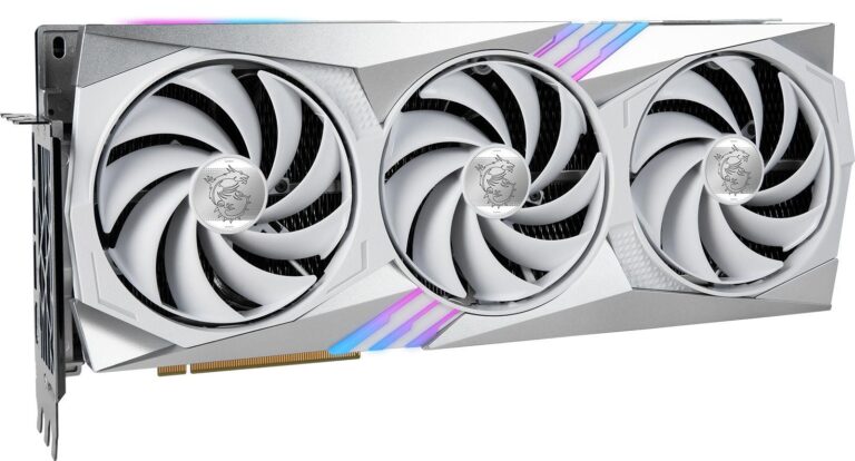 msi rtx 4070 ti super gaming trio white t