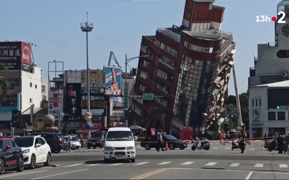france 2 taiwan tremblement de terre
