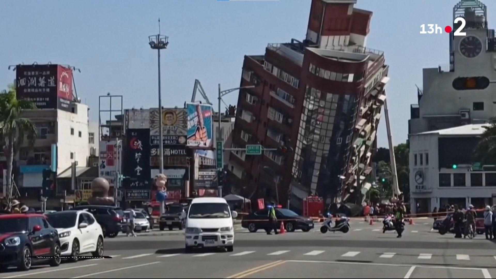 france 2 taiwan tremblement de terre